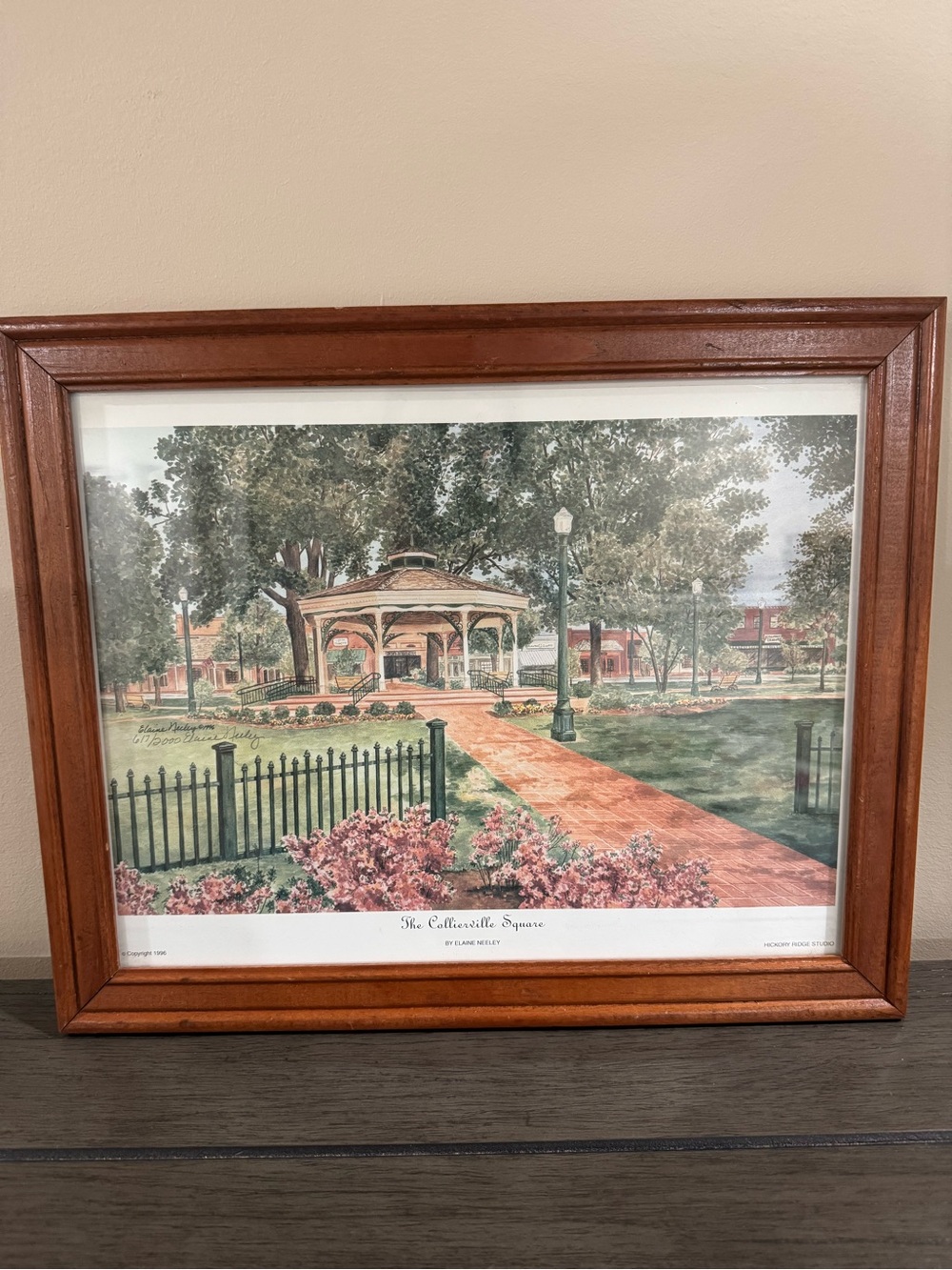 The Collierville Square by Elaine Neeley 1996